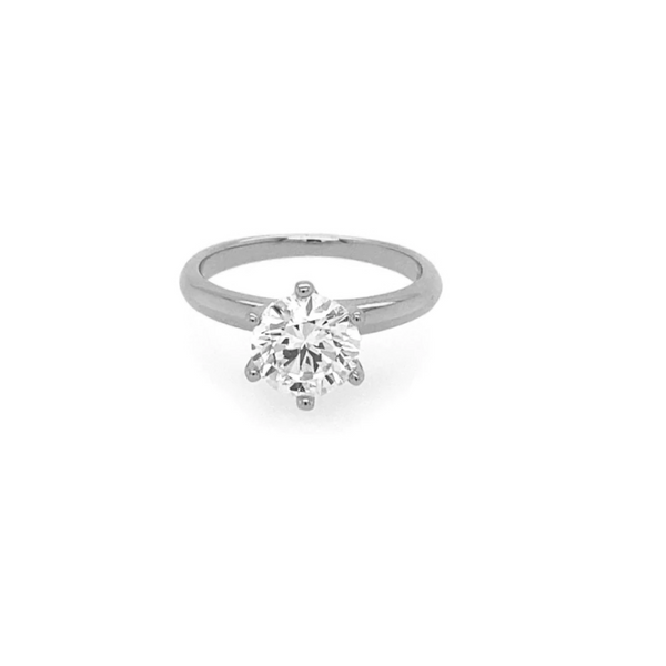 Anastasia Ring Crystalline Solitaire White 7 CT - Bay Hill Jewelers