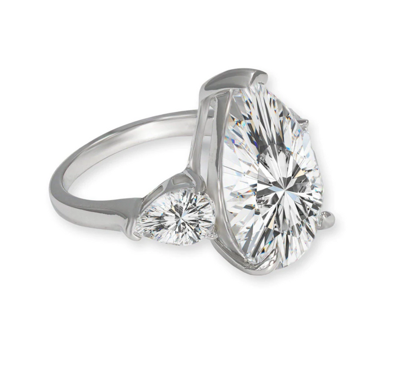 Elizabeth Ring Diamond White Crystalline - Bay Hill Jewelers