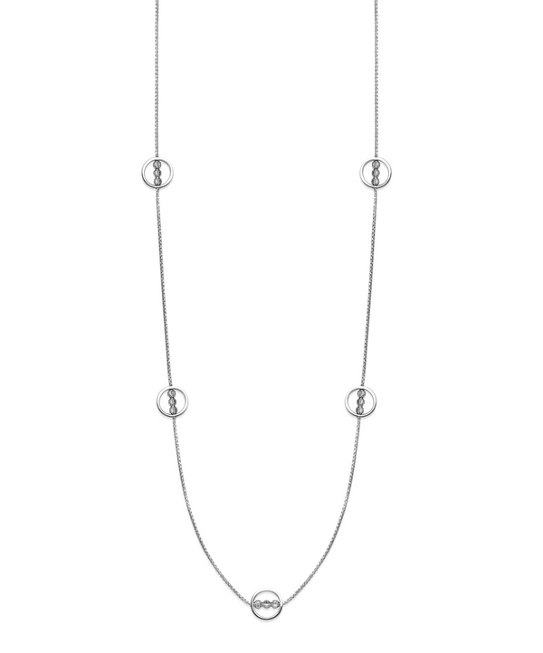 34" Eclipse Station Necklace - Bay Hill Jewelers